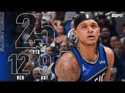 Paolo Banchero drops 25-PT near TRIPLE-DOUBLE in Magic’s Game 3 win over Pistons 😤 | NBA on ESPN