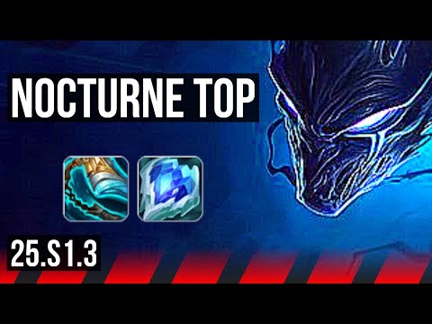 NOCTURNE vs OLAF (TOP) | 9/2/7, 500+ games | KR Diamond | 25.S1.3