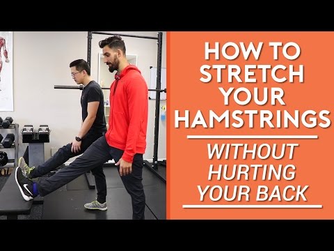 How to stretch your hamstrings without hurting your back