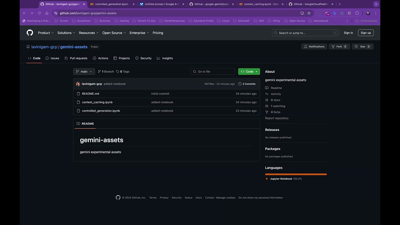 Context Caching and Controlled Generation with Gemini