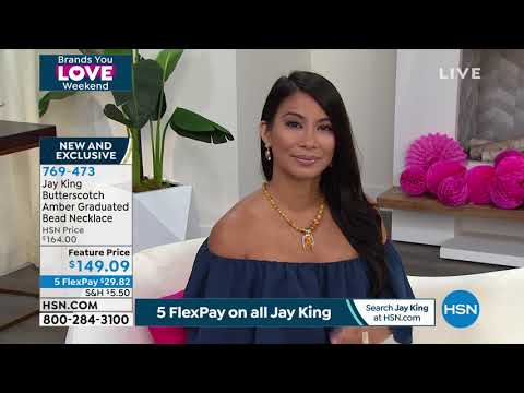 Jay King Sterling Silver Butterscotch Amber Graduated Be...