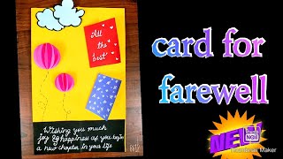 Greeting Card for farewell
