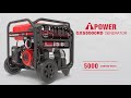 GXS5000RD A IPower Dual Fuel Portable Generator With Remote Start