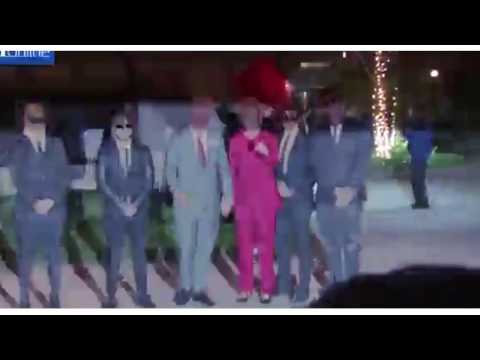 Katy Perry dresses as Hilary Clinton for Halloween party