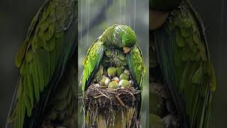 Download lagu Mom protecting her babies from the rain mp3