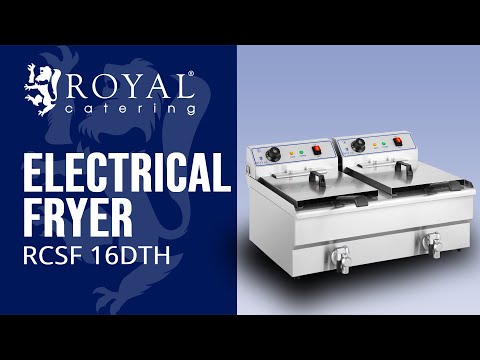 video - Friteuză Electrică - 2 x 16l - 400 V