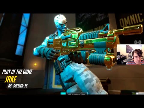 Jake Pro Soldier 76 and McCree gameplay - POTG! [ Overwatch Season 30 Top 500 ]