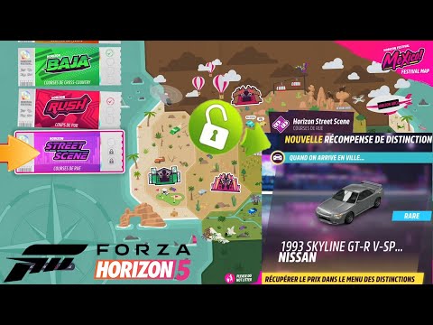 FORZA HORIZON 5 STREET EXPEDITION GUANAJUATO DEBLOQUER COURSE STRINT FH5 HOW TO UNLOCK STREET RACE