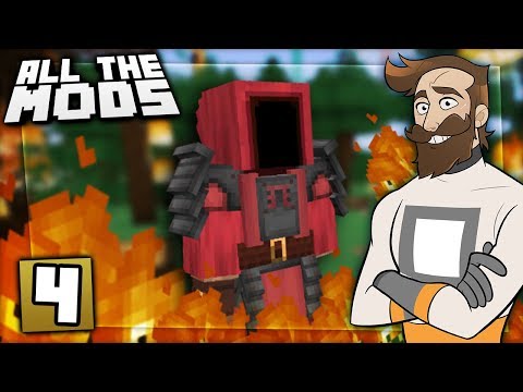 Minecraft All The Mods #4 - FOREST FIRE!
