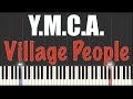 YMCA Village People Piano Tutorial