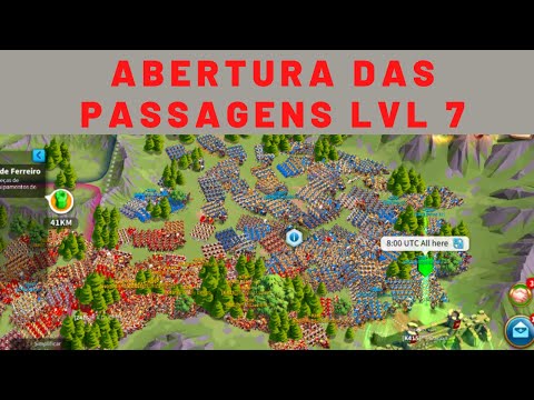 GUERRA NO HINO HEROICO - ABERTURA DAS PASSAGENS LVL7 - RISE OF KINGDOMS