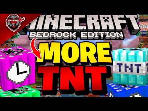 Unlimited TNT Mod for Minecraft Bedrock!