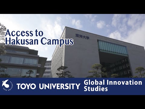Course of Global Innovation Studies, Toyo Univ Graduate Schools：5 Access and ending