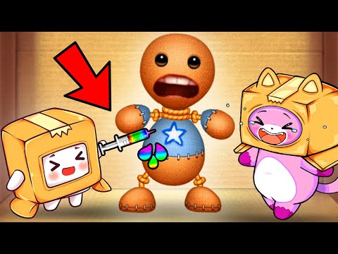 FOXY & BOXY Test FUNNY WEAPONS On KICK THE BUDDY! (HILARIOUS)