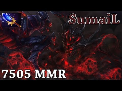 SumaiL 7505 MMR Nevermore the Shadow Fiend Heal with Aghanim - Ranked Gameplay 5/22/16