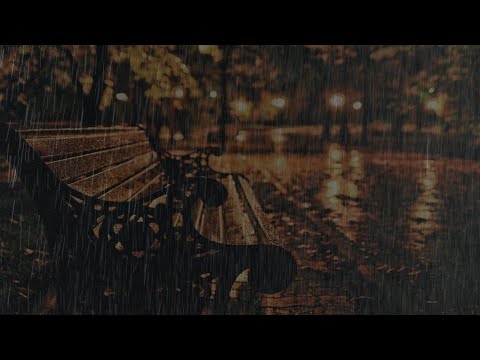 Schlafen Sie sofort mit Regen & Gewittergeräusche die den Park nachts bedecken - Naturgeräusche