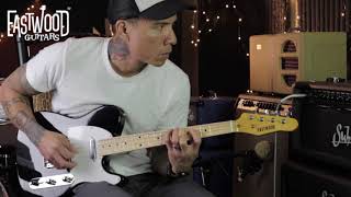 Video thumbnail for Eastwood Custom Shop Tenorcaster demo feat. RJ Ronquillo by Eastwood Guitars