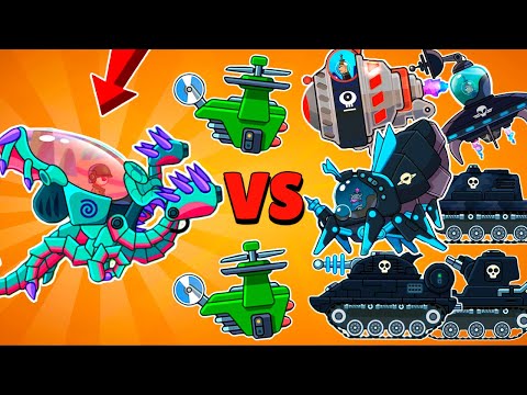 BOOSTER DRONE and Tank KRAKEN vs ALL BOSSES in Hills of Steel