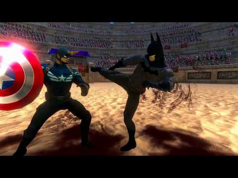 Captain America vs Batman UEBS