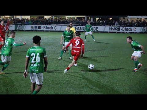 OBERLIGA WESTFALEN I SG Finnentrop/Bamenohl - Sportfreunde Siegen (1-1) Ping-pong goal at the end...