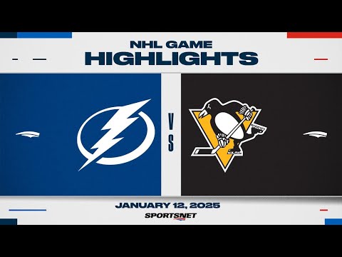 NHL Highlights | Lightning vs. Penguins - January 12, 2025