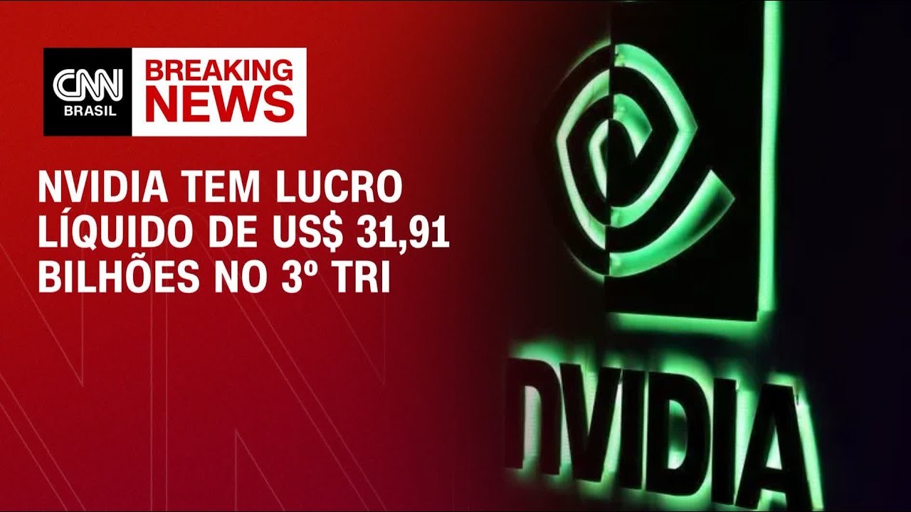 Resultado da Nvidia no 3º tri surpreende, mesmo com temor de bolha de IA | FECHAMENTO DE MERCADO