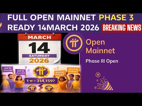 Pi Network ‎All Millions of Eye Balls on #PiDay (March 14th, 2026). God grace