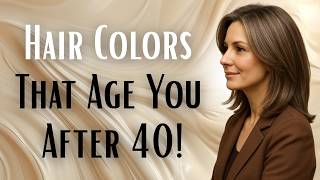6 Hair Colors That Age You After 40 – And 3 That Make You Look Younger