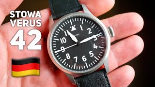 Stowa Verus 42MM Flieger Watch Review   Better Than the Klassik Flieger?