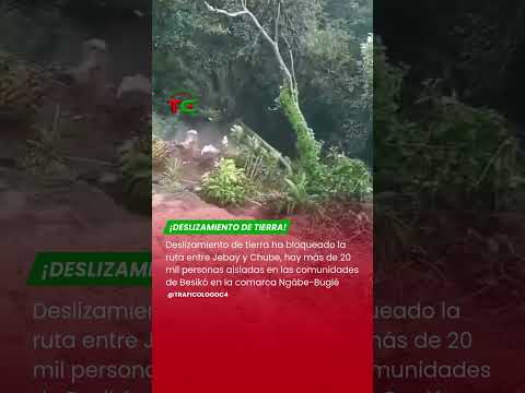 ¡deslizamiento de tierra!