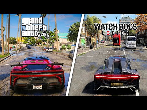 GTA 5 vs Watch Dogs Legion: Which is better open-world