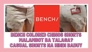 BENCH COLORED CHINOS SHORTS TRY ON AFFORDABLE COMFORTABLE CASUAL SHORTS SUPPORT LOCAL LOVE LOCAL