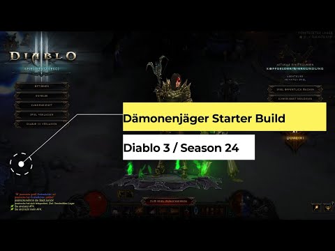Diablo 3 - Dämonenjäger: Der Starter Build (S24, Patch 2.7.1)