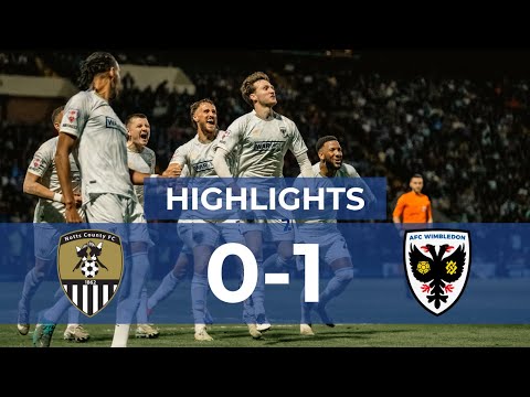 FC Notts County Nottingham 0-1 AFC Association Foo...
