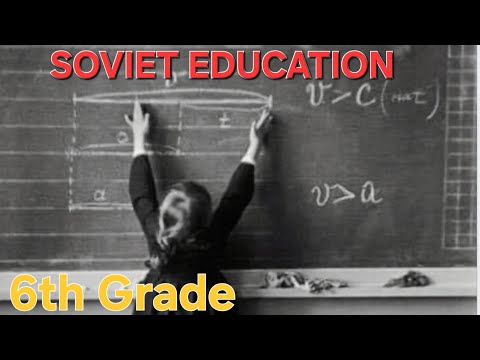 Soviet Education. Review of the 6th Grade School Subjects in 1983 #ussr, #sovieteducation