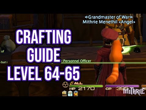 FFXIV 4.0 1107 Crafting Guide Level 64 to 65