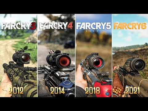 FAR CRY 1 vs FAR CRY 2 vs FAR CRY 3 vs FAR CRY 4 vs FAR CRY 5 vs FAR CRY 6 / Direct Comparison (4K)