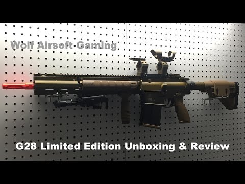 G28 Limited Edition Airsoft Rifle Unboxing and Review