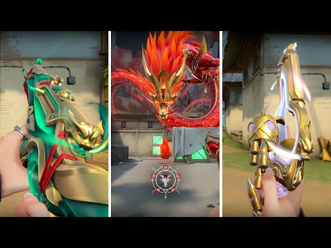 Valorant New "Imperium" Skin Bundle In Game Showcase