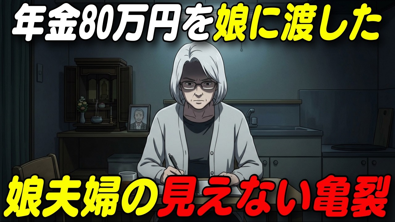 【本編】「内緒でお願い」が80万円になった日。母が婿に電話をかけた、たった一つの理由【感動の人生ドラマ朗読】#シニア #老後の生活 #人生の教訓 #朗読