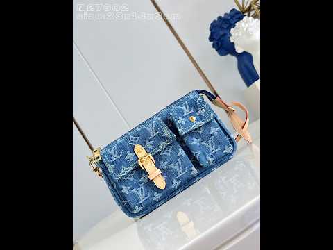Louis Vuitton Pochette Accessories Cargo Cotton Handbag M27602