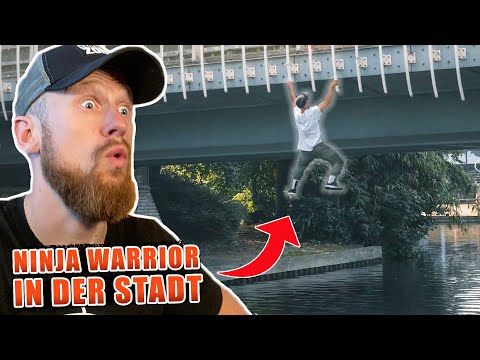 NINJA WARRIOR in der STADT | Parkour CHALLENGE | Fritz Meinecke reagiert auf STORROR