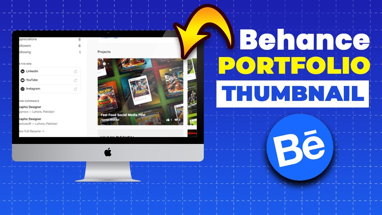 How to Design Behance Portfolio Thumbnail | Photoshop tutorial
