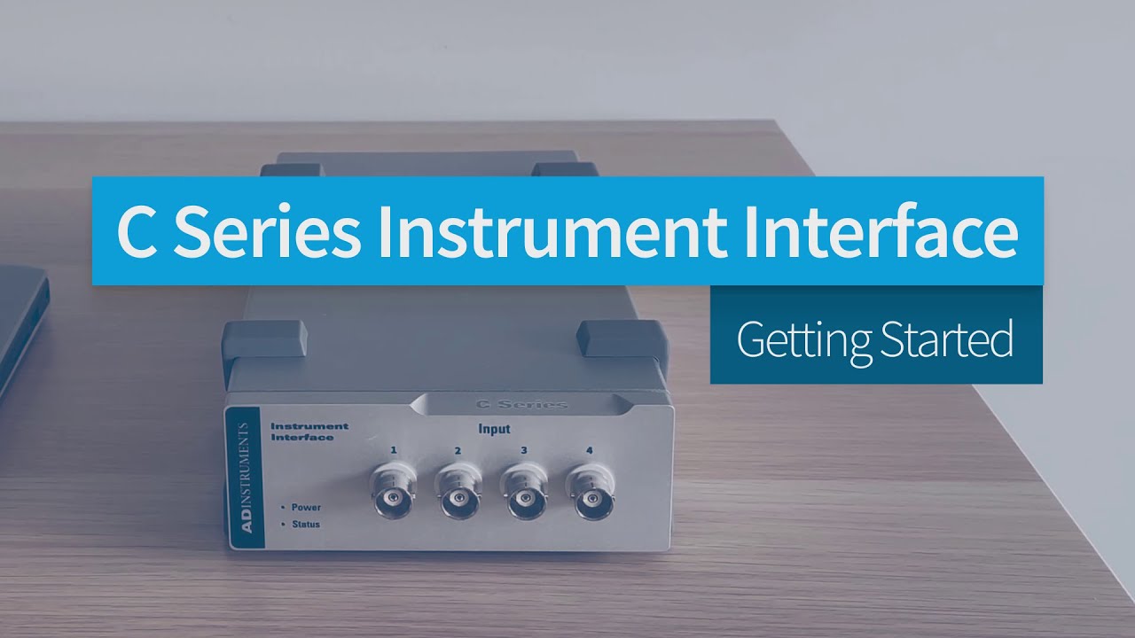 Getting Started with the C Series Instrument Interface