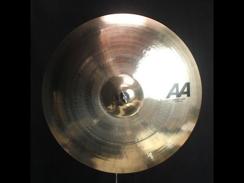 Sabian 22" AA Spotlight Crash - 2455g (video demo) image 2