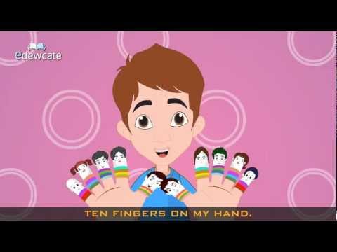 Edewcate english rhymes | Ten Little Fingers