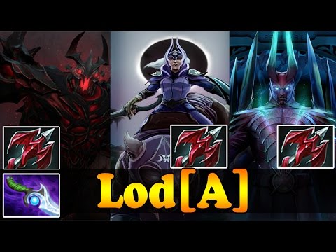 Lod[A] Plays Shadow Fiend, Luna and Terrorblade - With Dragon lance - Ranked Gameplay - Dota 2