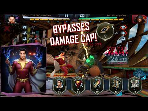 Gemstone Shazam Vs Boss The Rock Black Adam | Injustice 2 Mobile
