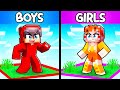 One BOYS Chunk vs One GIRLS Chunk in Minecraft!