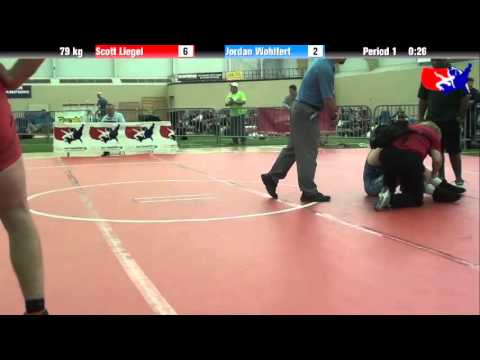 Scott Liegel vs. Jordan Wohlfert at 2013 ASICS University Nationals - FS